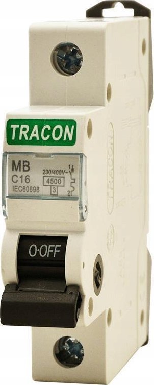 Tracon Electric Wyłącznik nadprądowy 4,5kA 32A 1P C MB-1C-32 Tracon