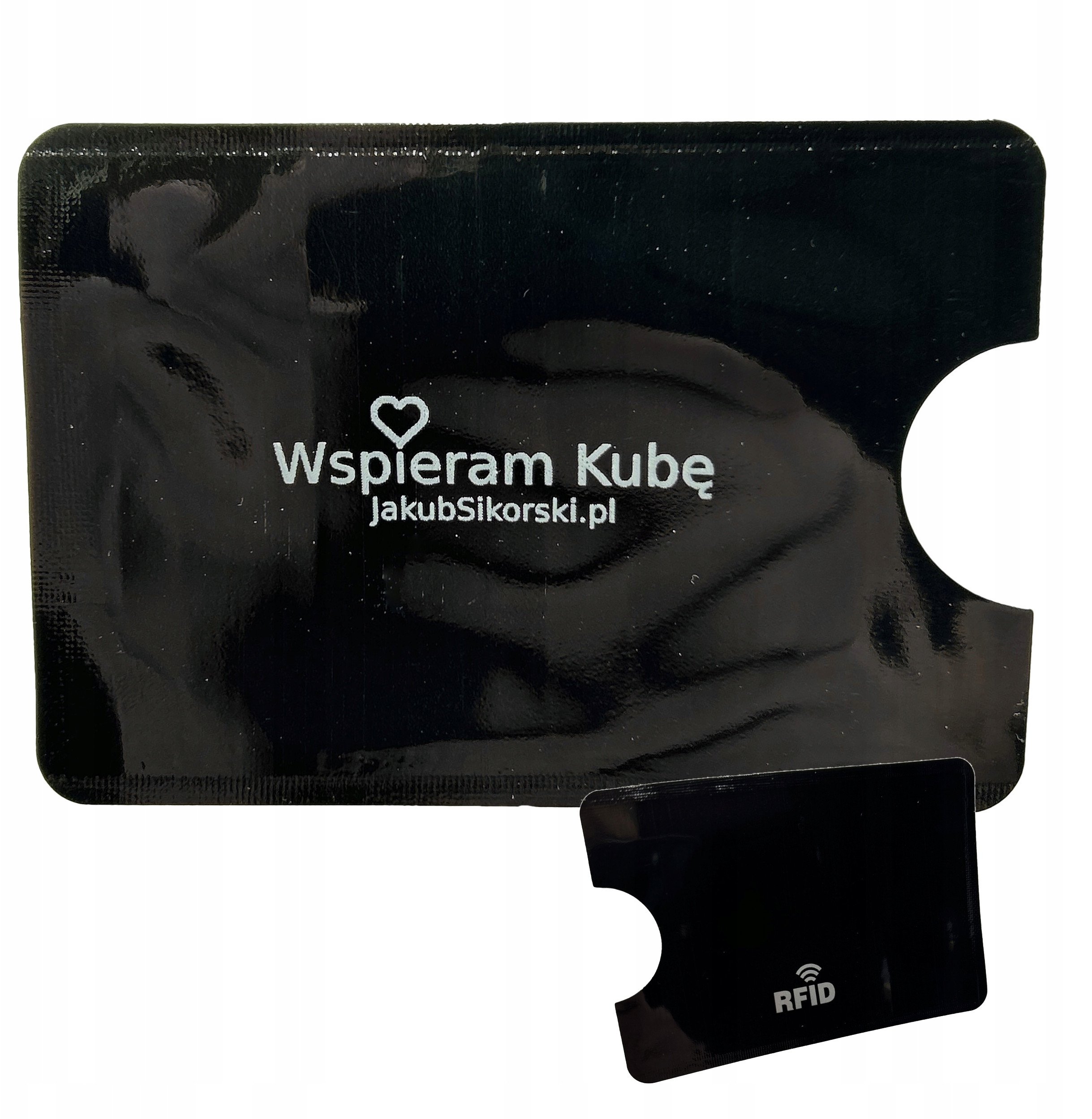 GADŻET REKLAMOWY JakubSikorski - ETUI NA KARTĘ BLOKADA RFID
