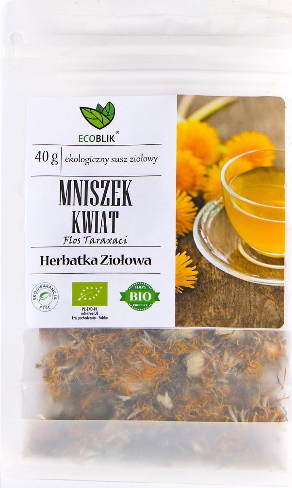 Ecoblik Mniszek Kwiat 40G Ecoblik Herbatka Ziołowa Ekologiczna Flos Taraxaci