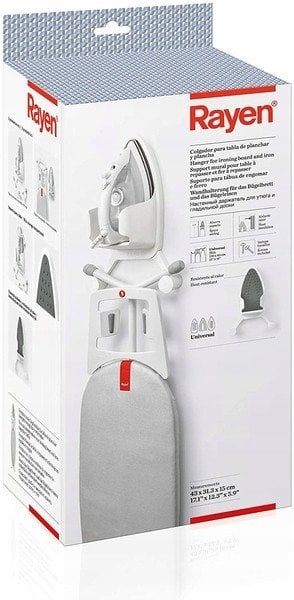 RAYEN Ironing board and iron holder with silicone 012100