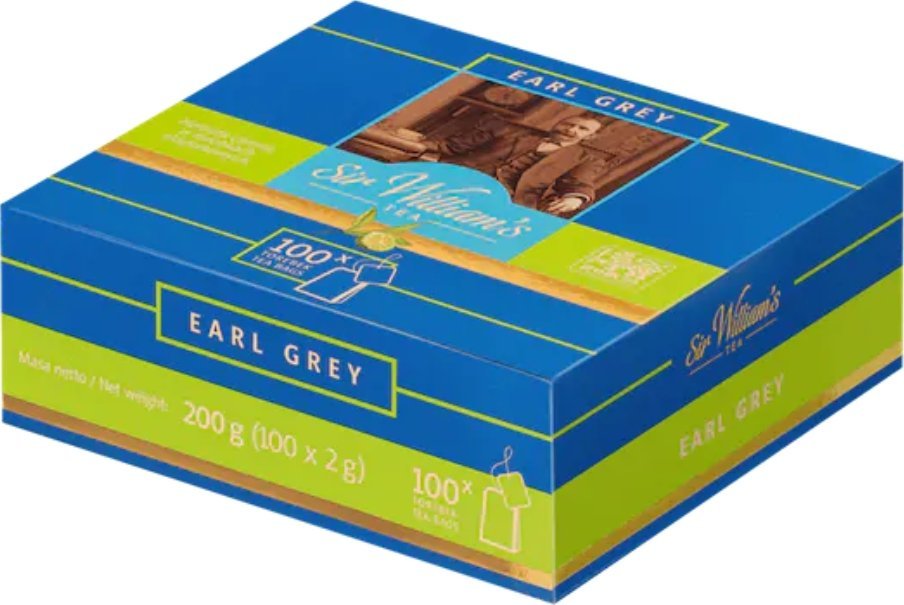 Sir Williams Herbata Sir William's Tea Earl Grey 100 szt