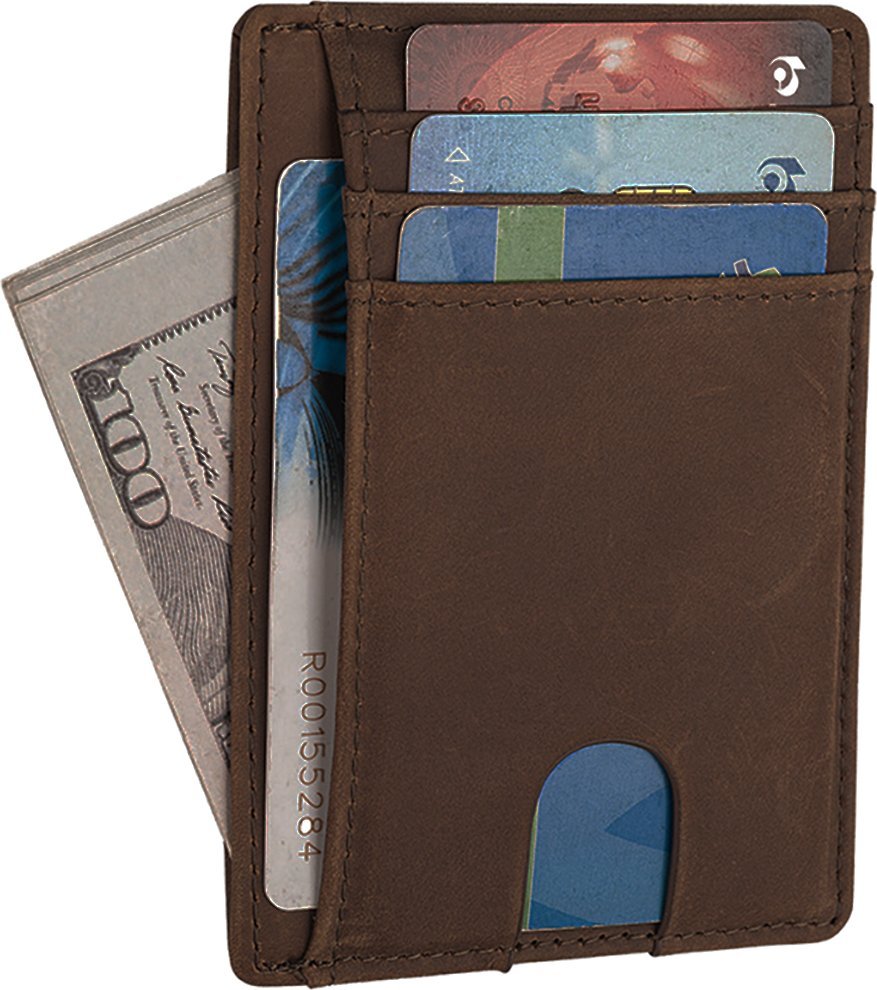 PORTFEL RFID SLIM SKÓRZANY ETUI KARTY DOKUMENTY 4