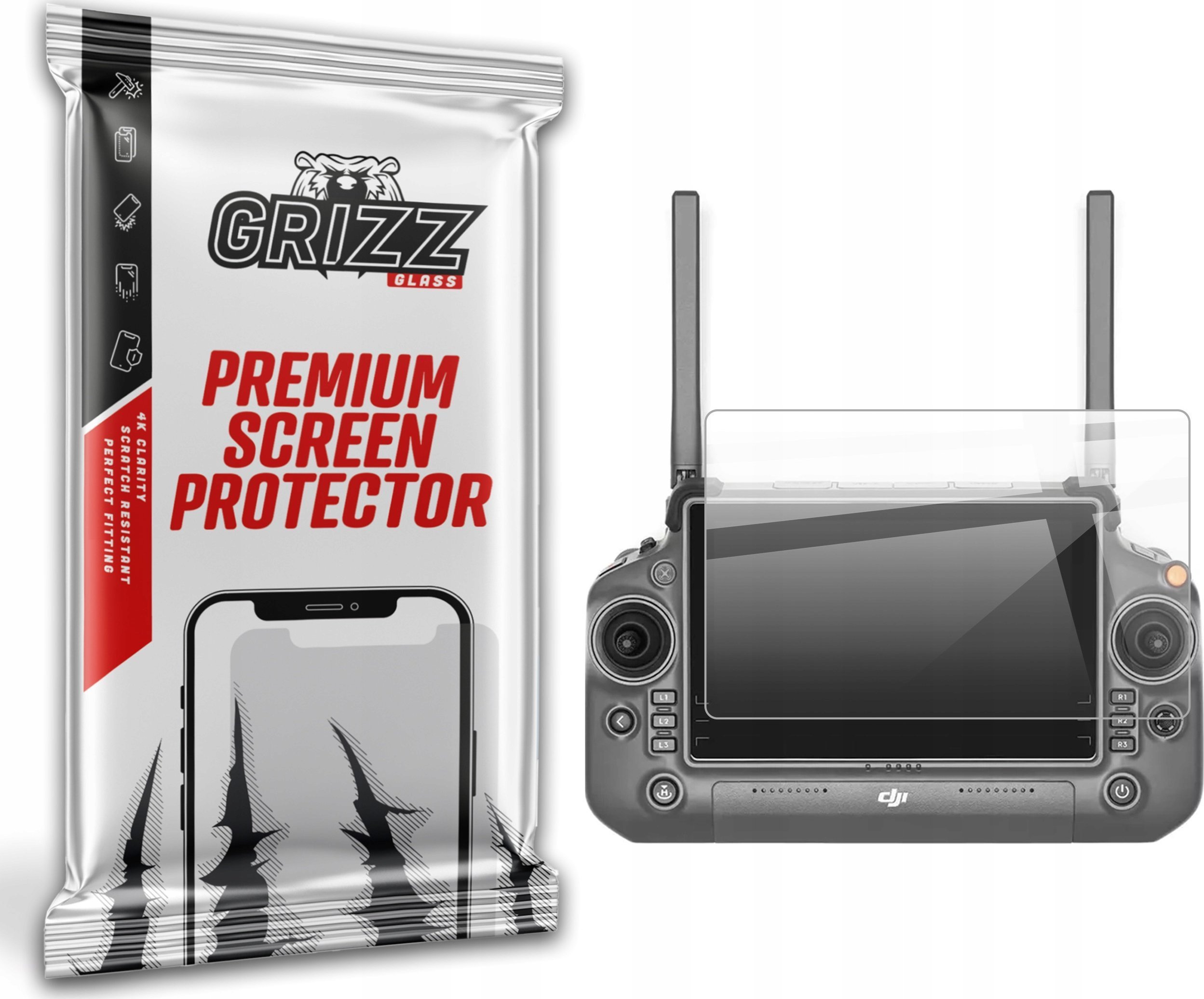 Folia ceramiczna GrizzGlass CeramicFilm do do DJI RC Plus FlyCart 30