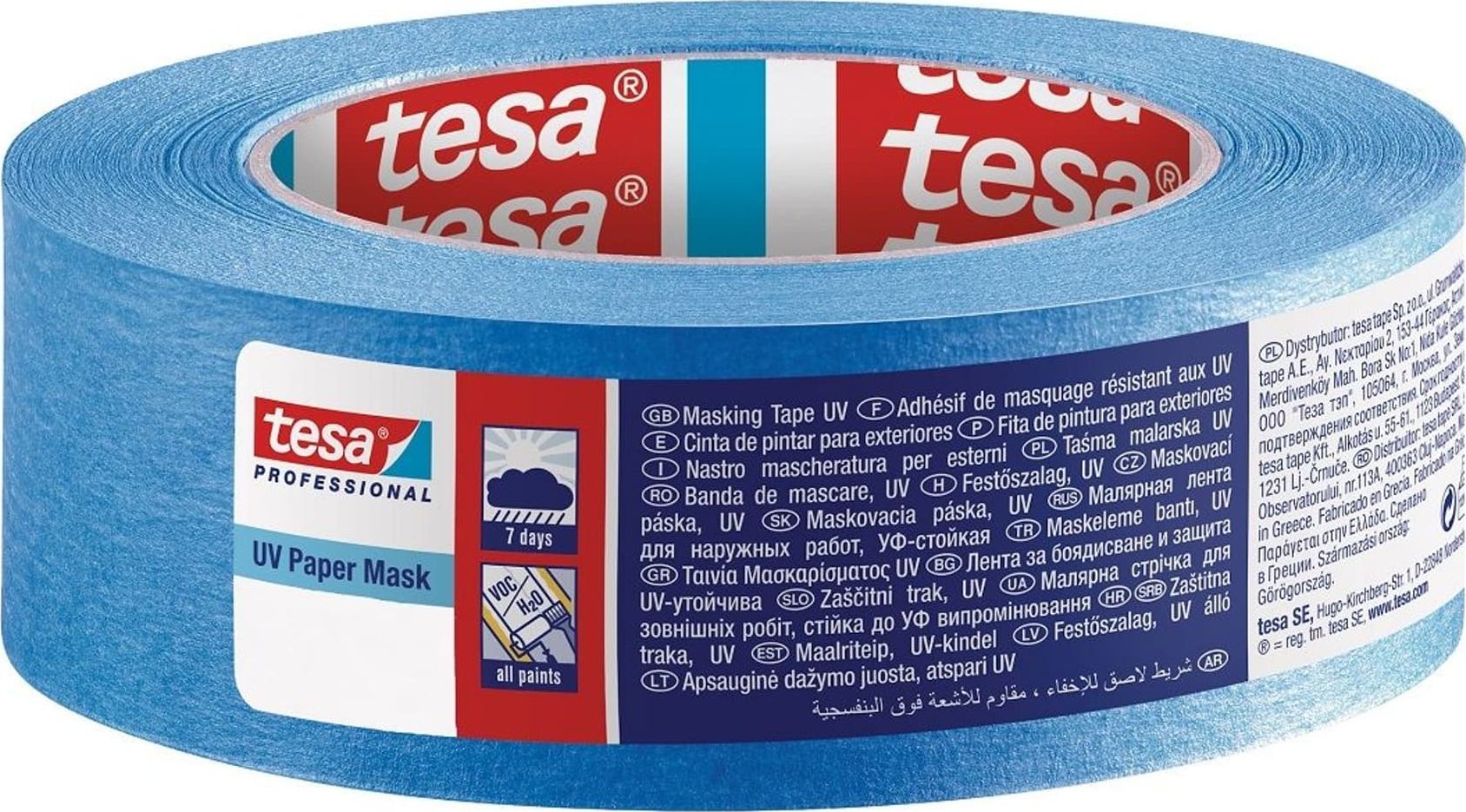 Tesa Taśma malarska tesa Professional UV 7 DNI 50m x 50mm