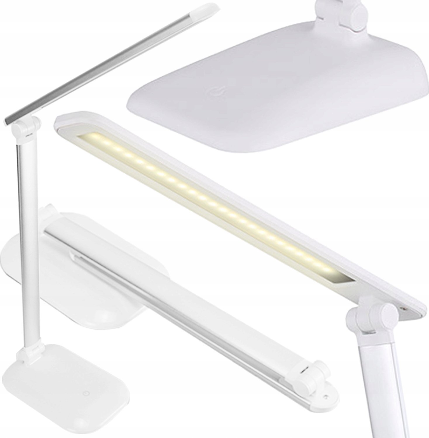 Lampka biurkowa Logit biała (5905370209150)