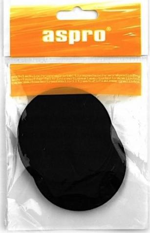 Midas Podkładki filcowe samoprzylepne czarne fi 70mm 4 szt.