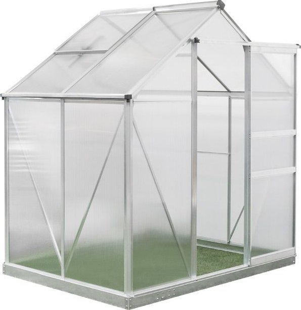 Westmann Westmann Szklarnia aluminiowa Flora 64 Srebro 132x190x201cm