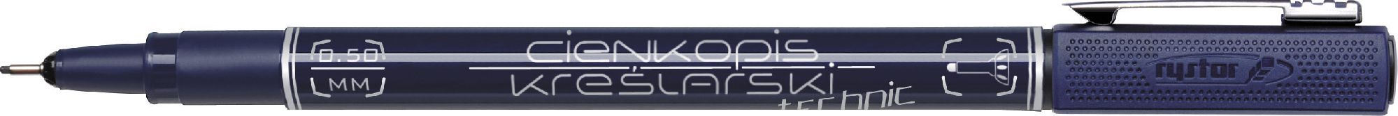 Rystor Cienkopis Kreślarski 0.60MM Czarny