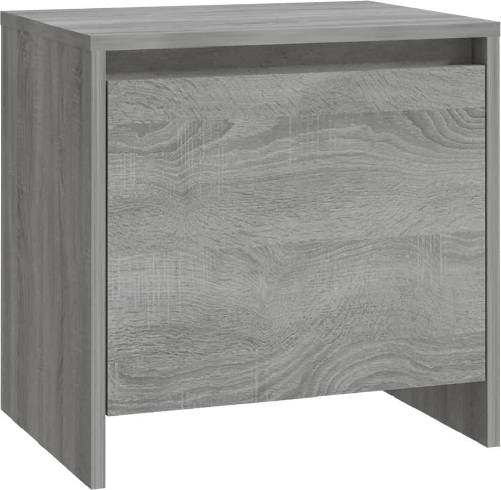 vidaXL vidaXL Szafka nocna, szary dąb sonoma, 45x34x44,5 cm, płyta wiórowa