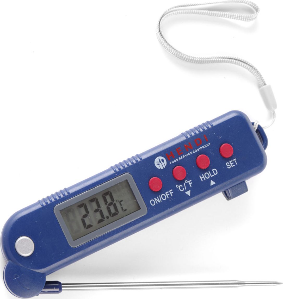 Hendi Termometr gastronomiczny cyfrowy ze składaną sondą - Hendi 271308 Termometr gastronomiczny cyfrowy ze składaną sondą - Hendi 271308