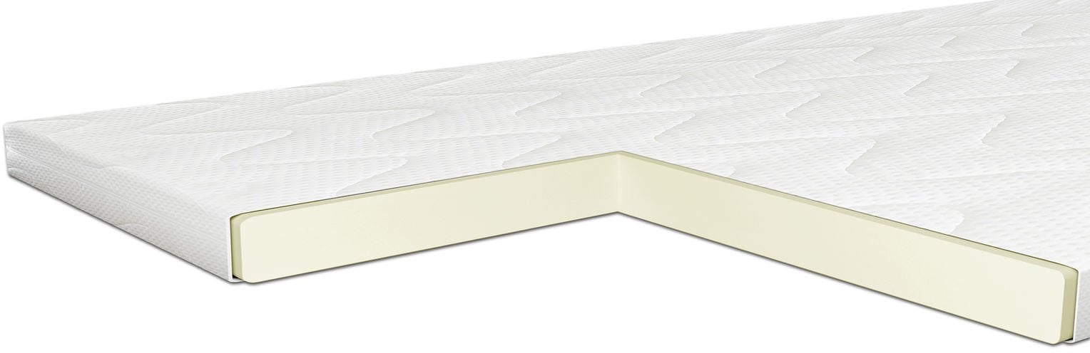 Mattress topper DORMEO ALOE VERA 5 ZONES TOPPER, 4 x 120 x 200 cm, 100% polyester