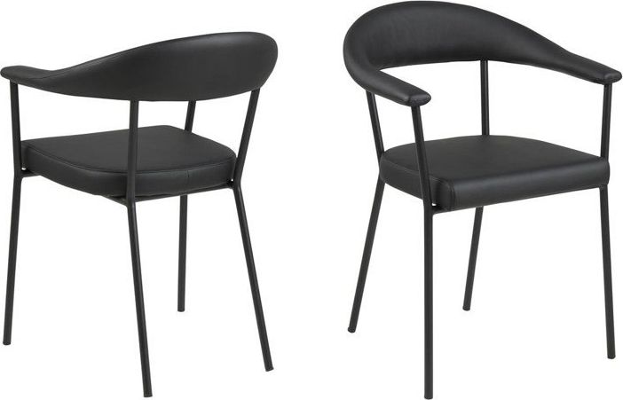 Actona Krzesło do jadalni AVA czarny