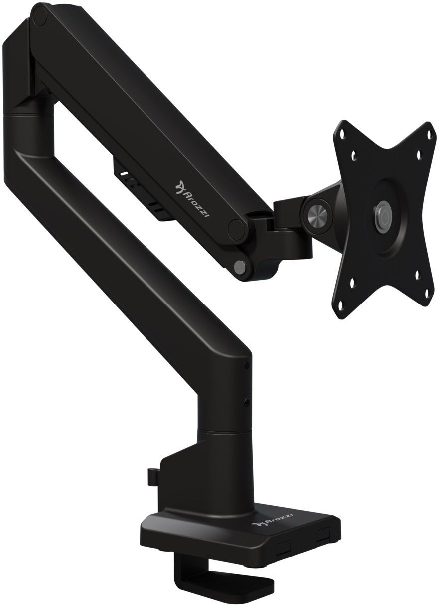 Arozzi Alzare Neo Single - Gas Spring Monitor Arm - Black