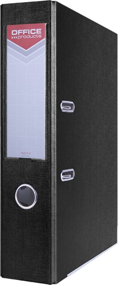 Segregator Office Products Officer dźwigniowy A4 75mm czarny (PBSX0766)