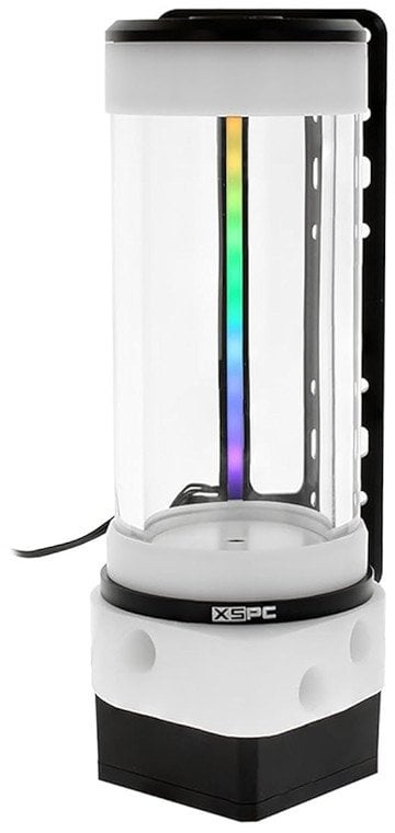 Chłodzenie wodne XSPC Zestaw pompy i zbiornika, Pompa D5, ARGB - czarny