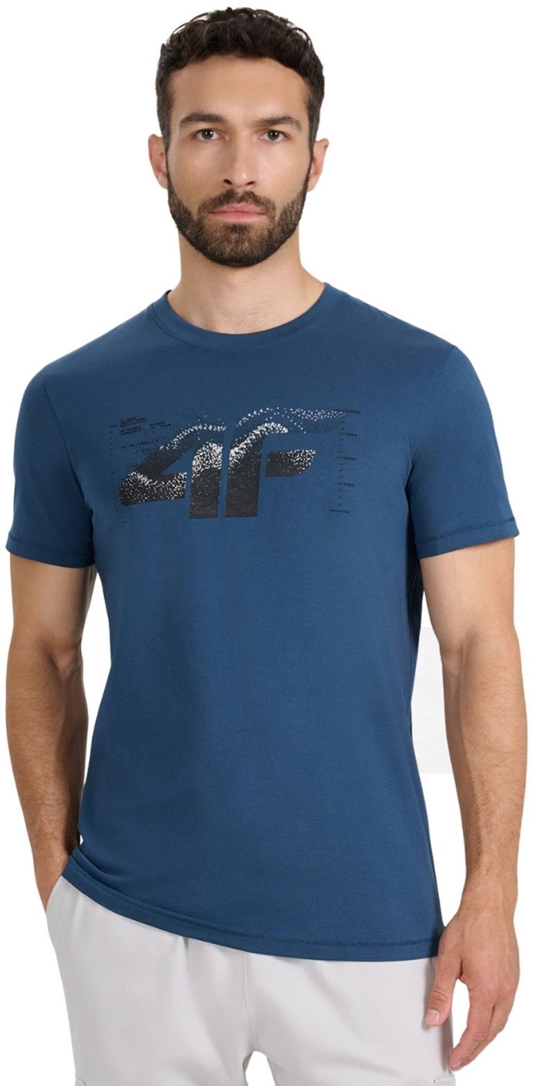 4f KOSZULKA MĘSKA BAWEŁNIANA 4FWAW25TTSHM2359-46S