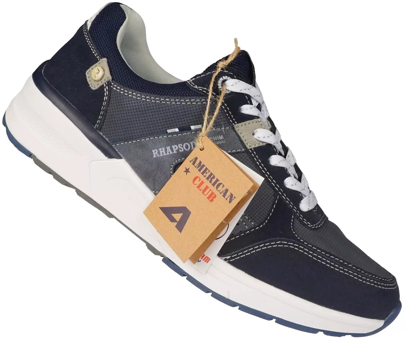 Męskie buty sportowe American Club MRH-04 granatowe 44