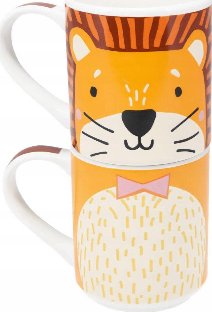 Zestaw prezentowy: 2 kubki porcelanowe dla dziecka, 2 x 265 ml