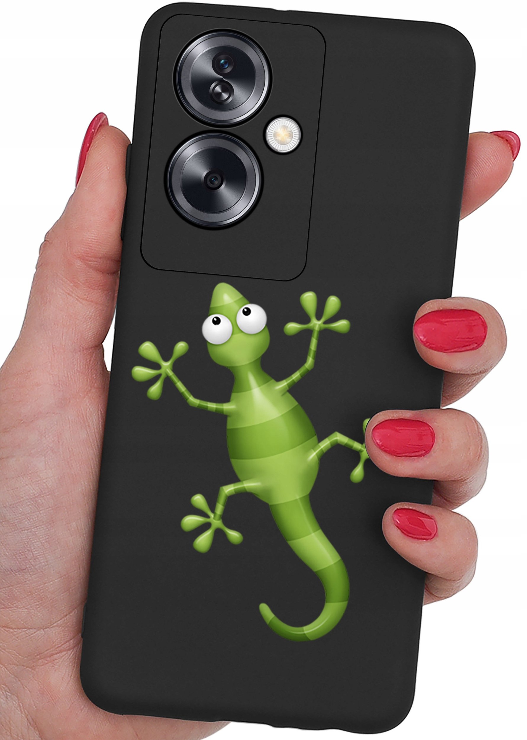 ETUI do Oppo A79 5G CASE WZORY SOFT MATT PLECKI + SZKŁO OCHRONNE 9H