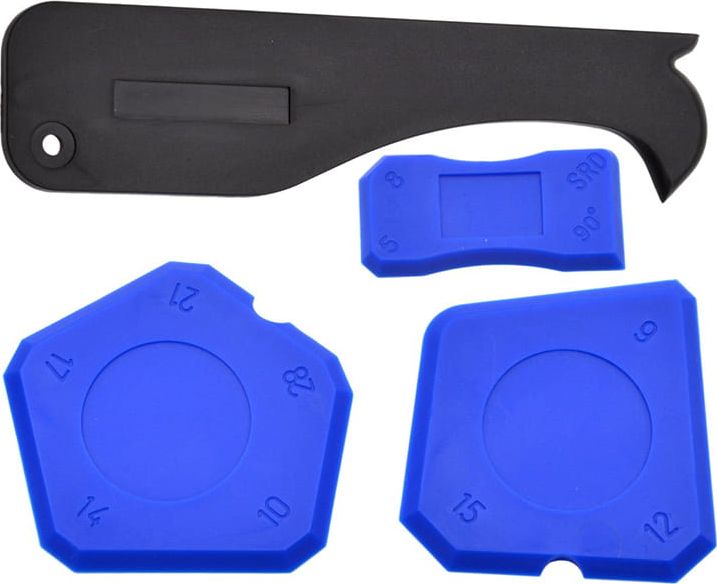 Geko Szpachelki Do Silikonu Z Obcinakiem 4el. (100) G30142