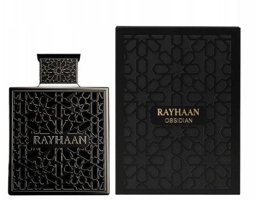 Rayhaan Obsidian Woody Spicy Amber Masculine Eau De Parfum