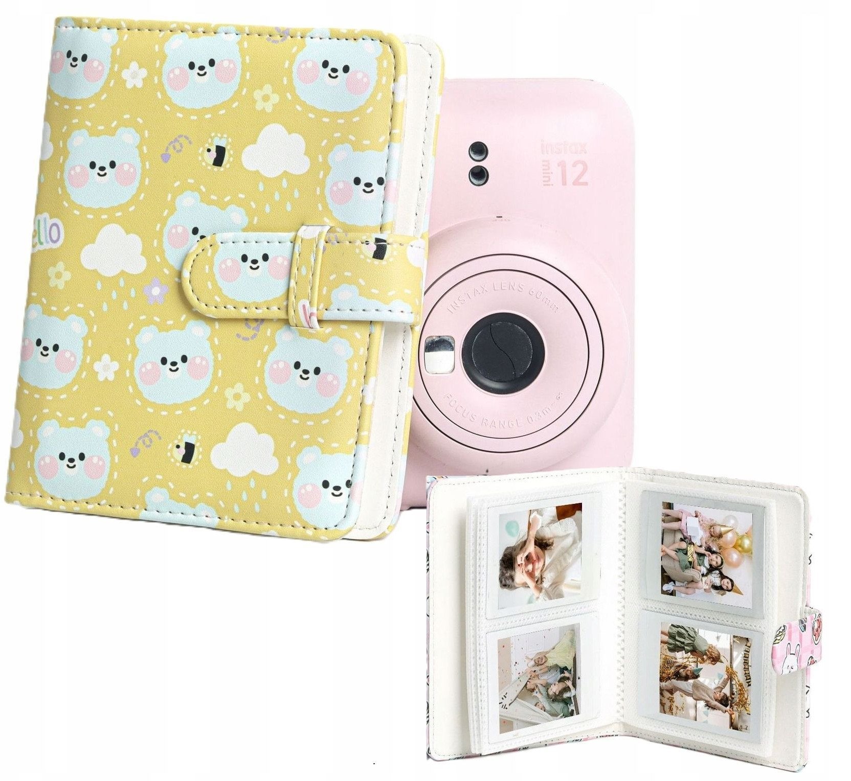 Album Na Zdjęcia 64x Do Fujifilm Instax Mini 99 41 12 40 11 Evo Liplay Link / Żółte Misie