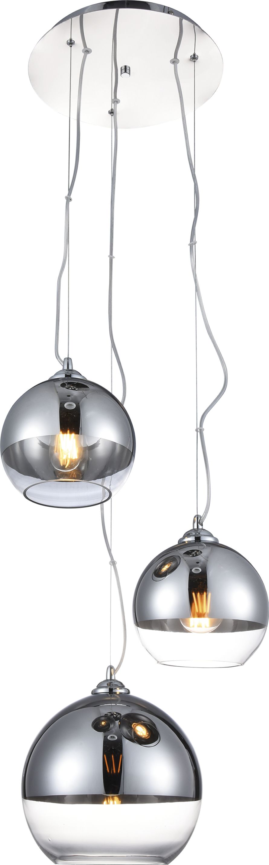 Lampa wisząca Azzardo Nowoczesna lampa wisząca do salonu AZzardo Iris 3 AZ3104