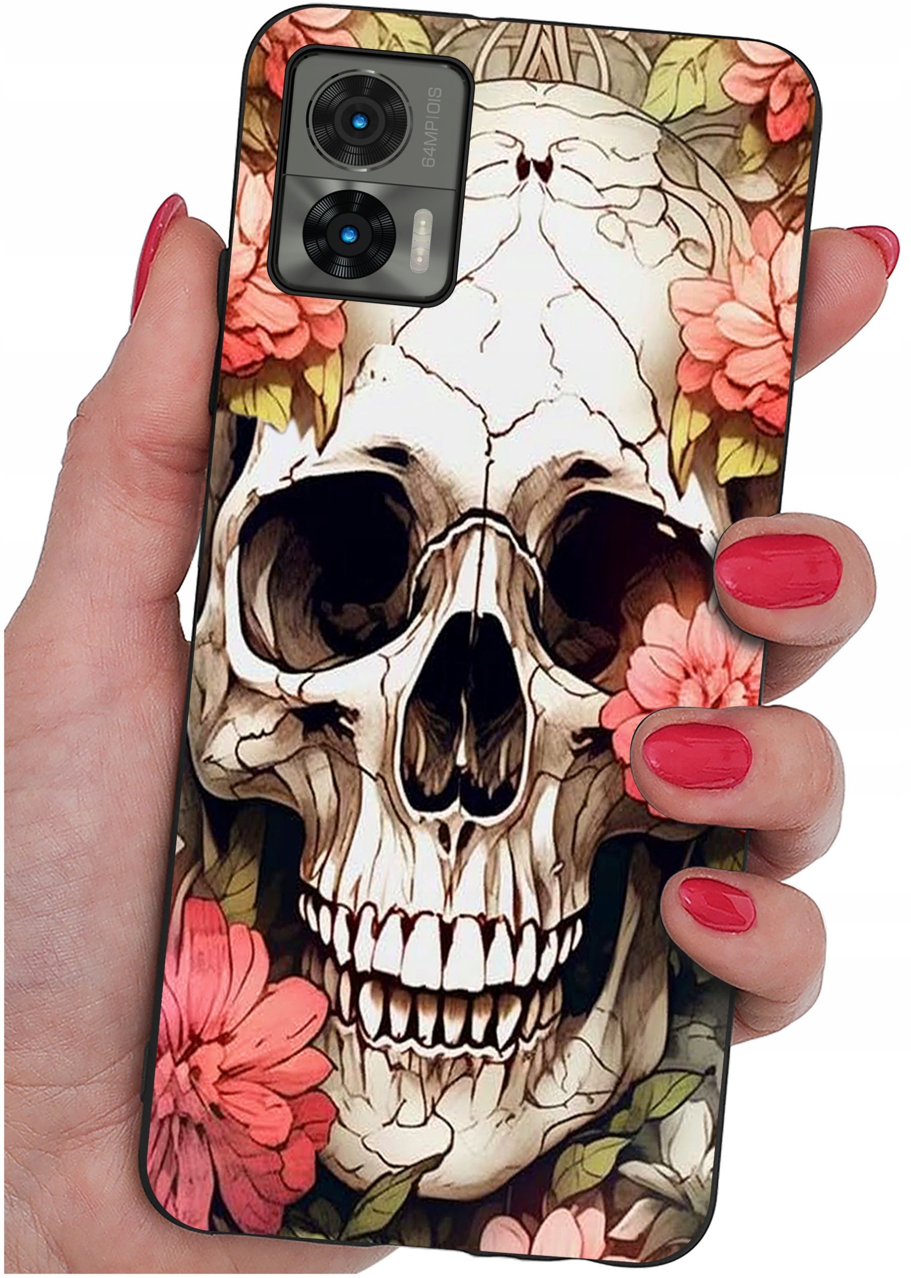 Etui do Motorola Moto Edge 30 Neo WZORY |SILIKONOWE MATT CASE + SZKŁO 9H