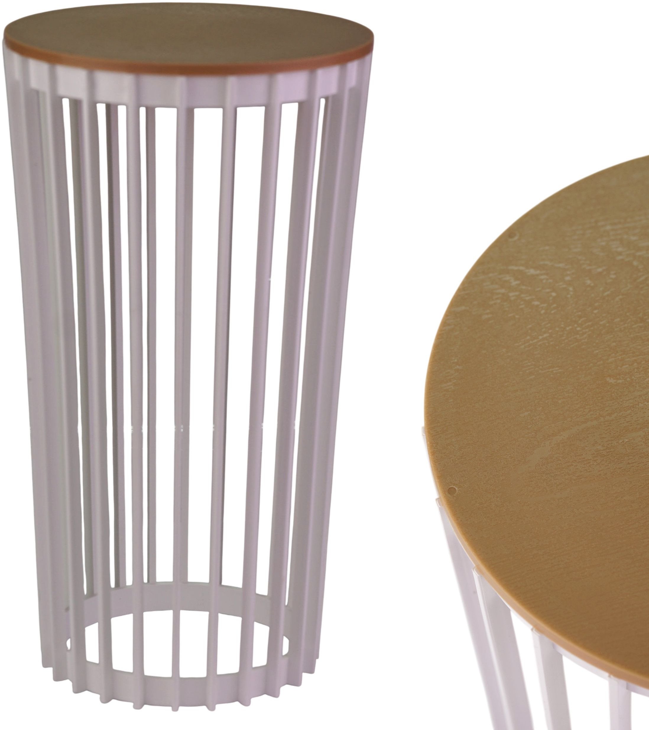 Kwietnik wysoki dwustronny Standy 54h Stojak na kwiaty + blat