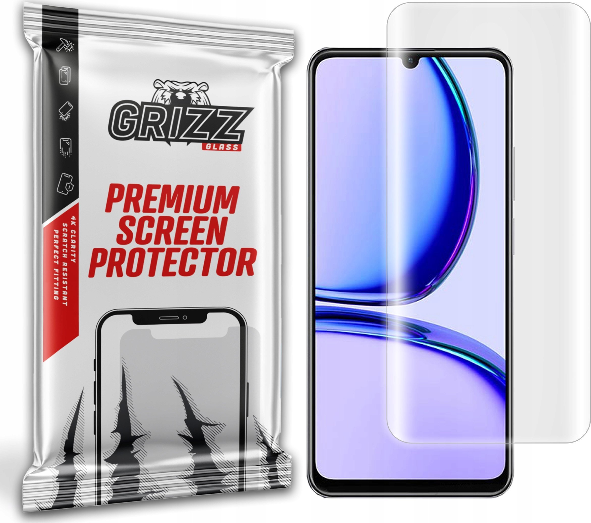 GrizzGlass Folia hydrożelowa GrizzGlass Hydrofilm do Realme C53