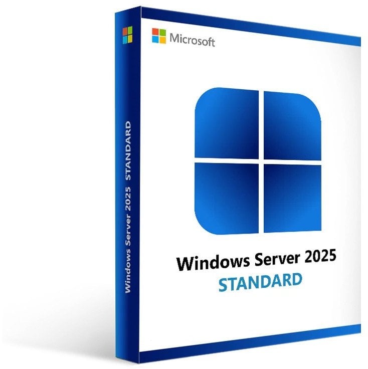 DELL Windows Server 2025 Standard No Media WS2022 Std Downgrade w/DVD Media Multi Lang Customer Kit