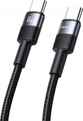 Kabel USB Usams USB-C - USB-C 1.2 m Czarny