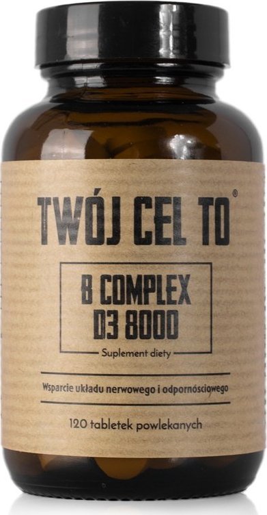Twój Cel To Twój Cel To B COMPLEX D3 8000 - 120 tabletek