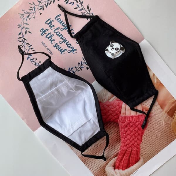 KOMPLET Maska z Przyłbica + 3x FILTR PM 2.5