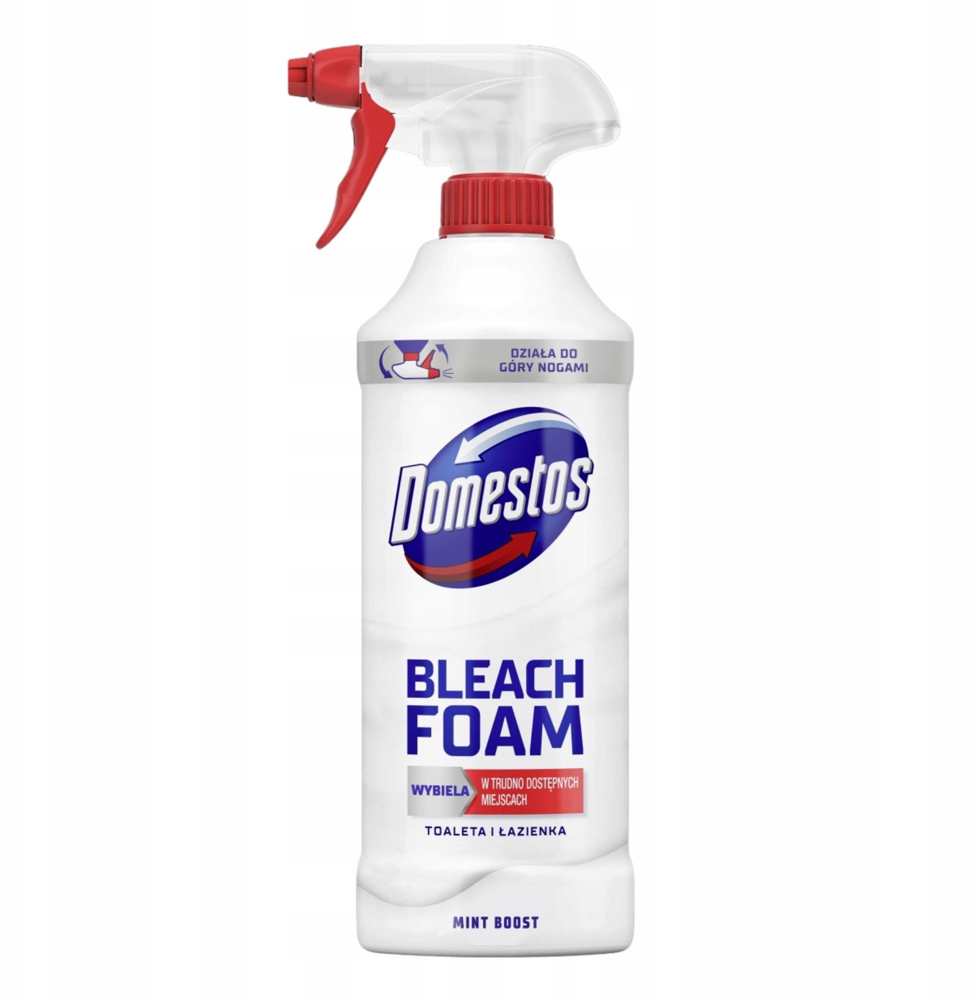 DOMESTOS Bleach Foam Mint Boost Pianka czyszcząca 435 ml