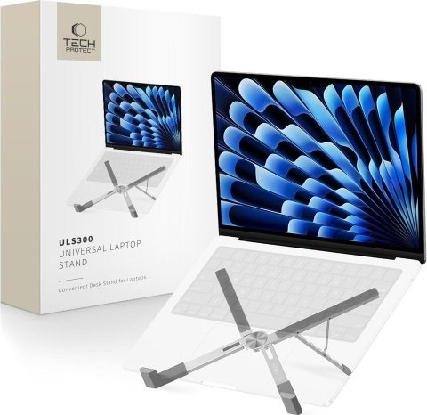 Tech-Protect Podstawka Tech-Protect ULS300 Universal Laptop Stand Silver