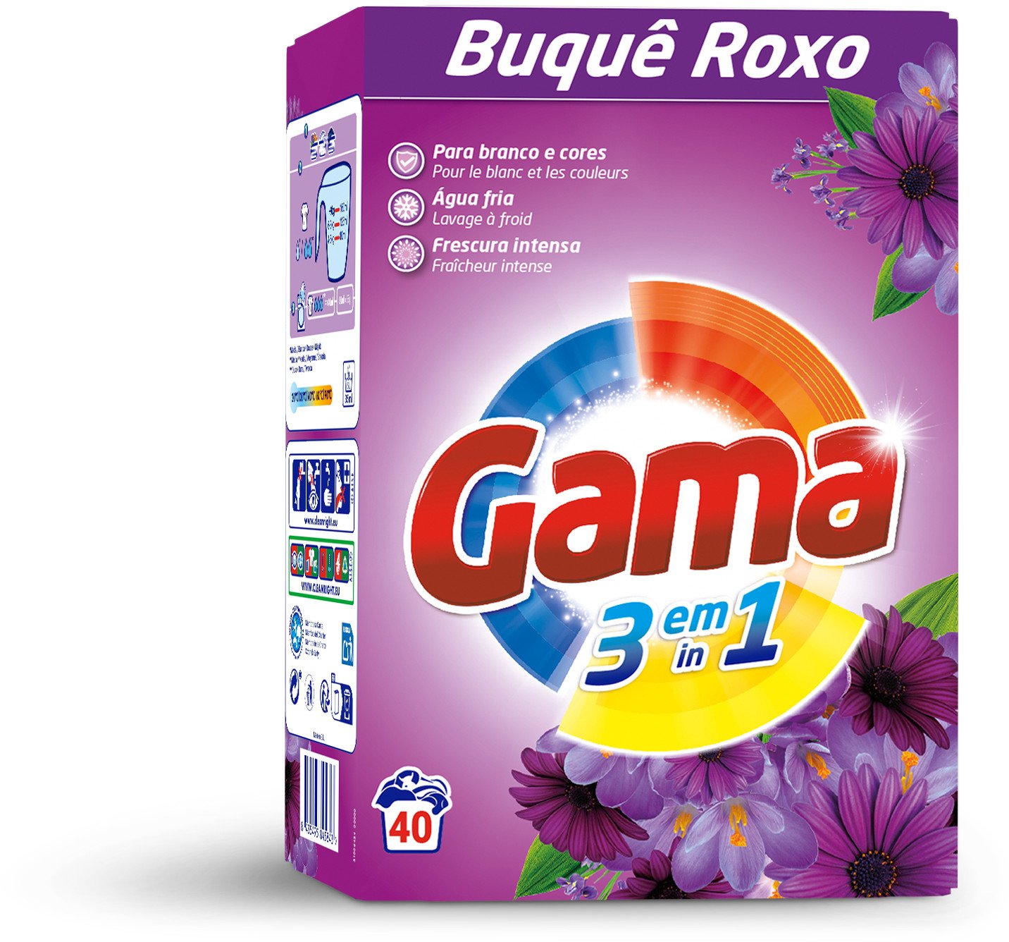 GAMA Proszek do prania Buque Roxo Universal 40 prań 2,2 kg