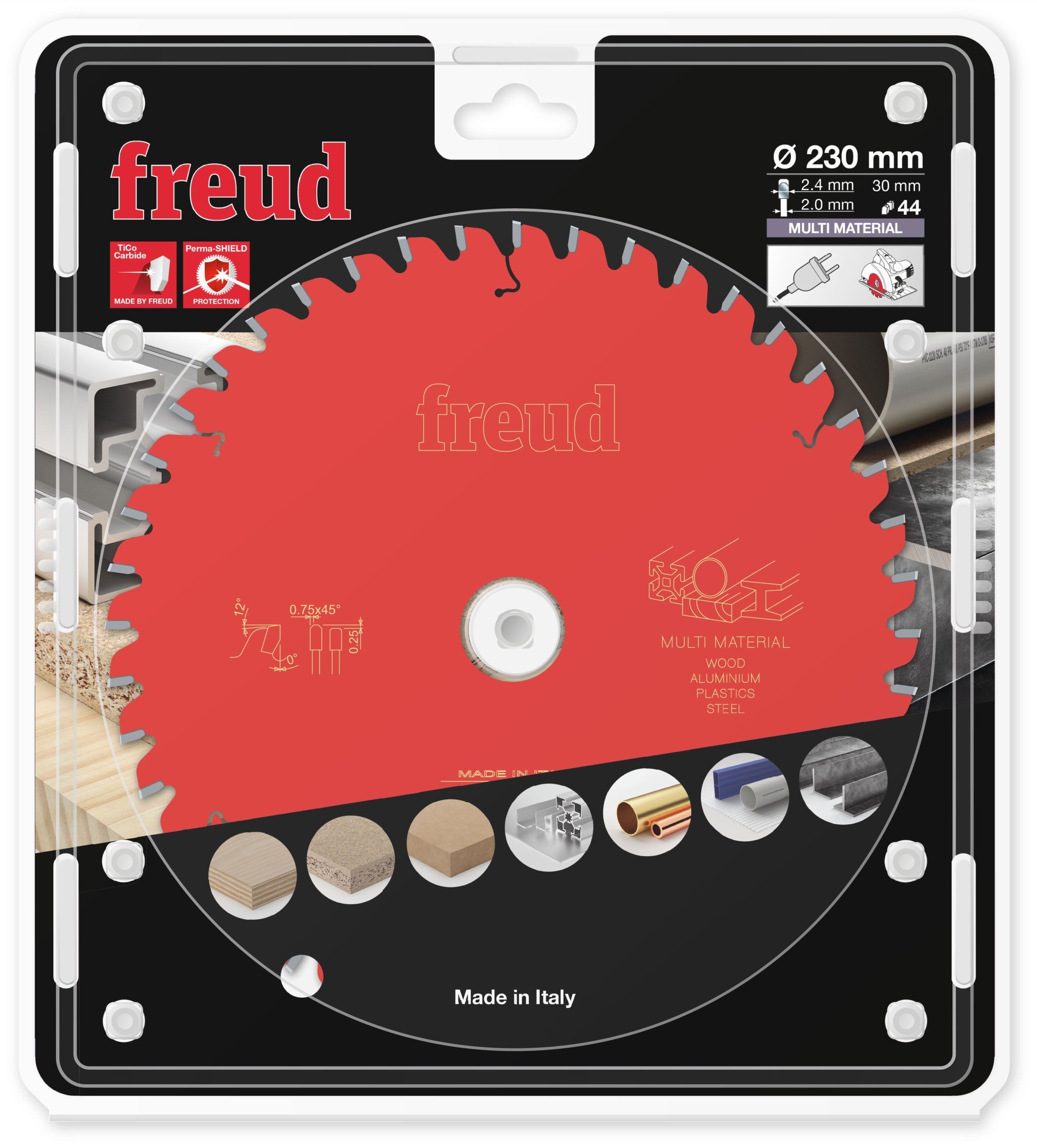 Tarcza Pil. FR19M001H 230X2,4X30-44