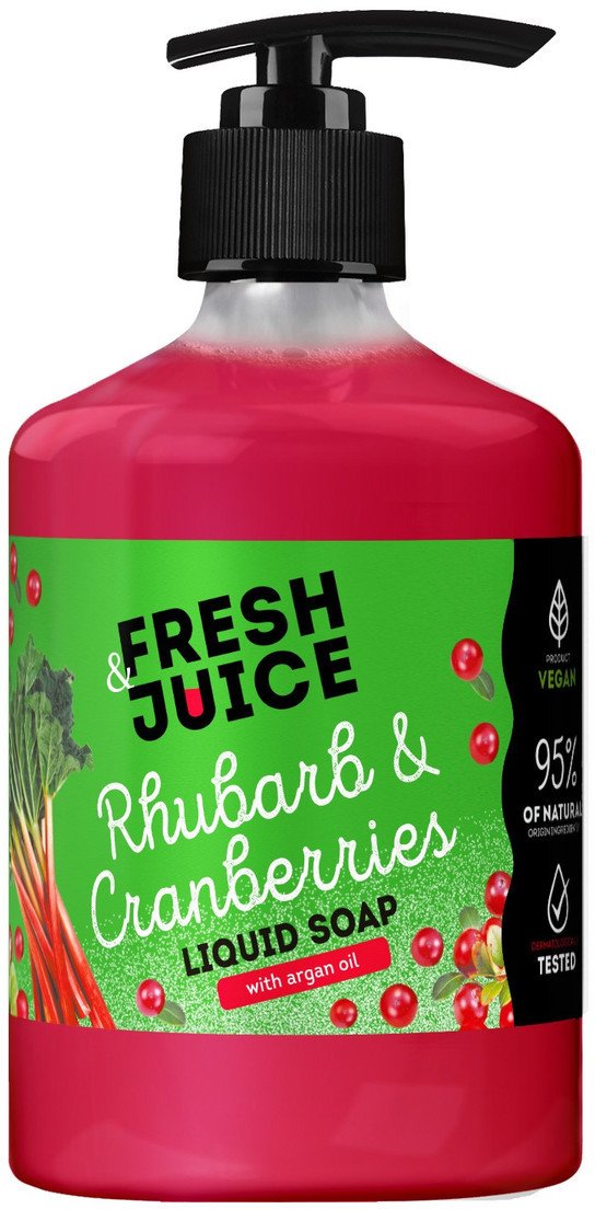 ELFA PHARM FRESH JUICE Mydło w płynie rabarbar i żurawina 460ml