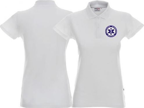 LPP - Promostars Koszulka Polo damska PAŃSTWOWE RATOWNICTWO MEDYCZNE biała