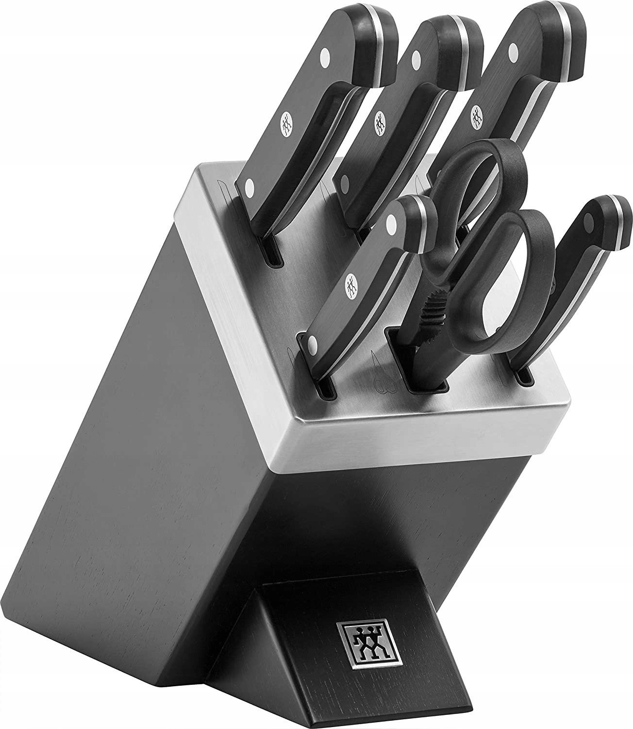 ZWILLING Gourmet Knife block set with KiS technology, 7-pcs ash black