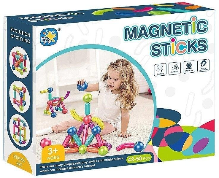 Klocki magnetyczne 58el