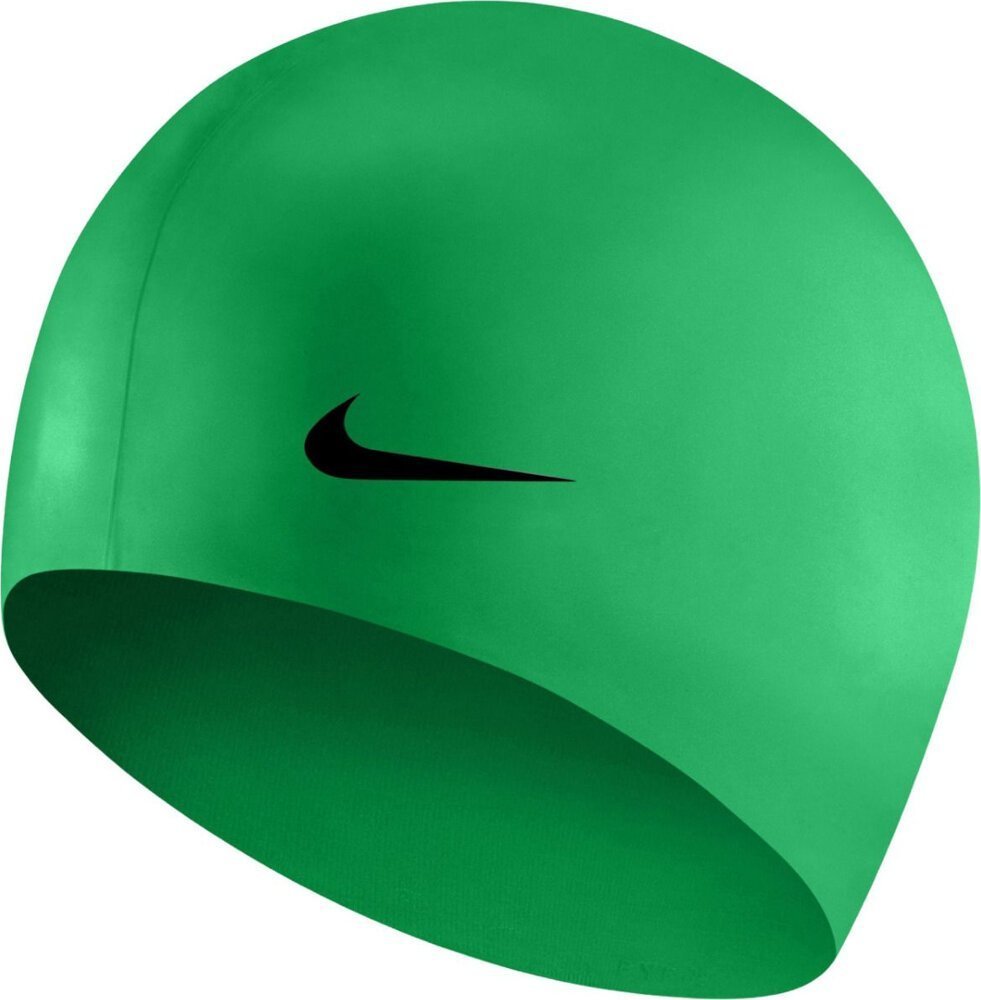 Nike Czepek pływacki Nike Os Solid Junior zielony TESS0106-366