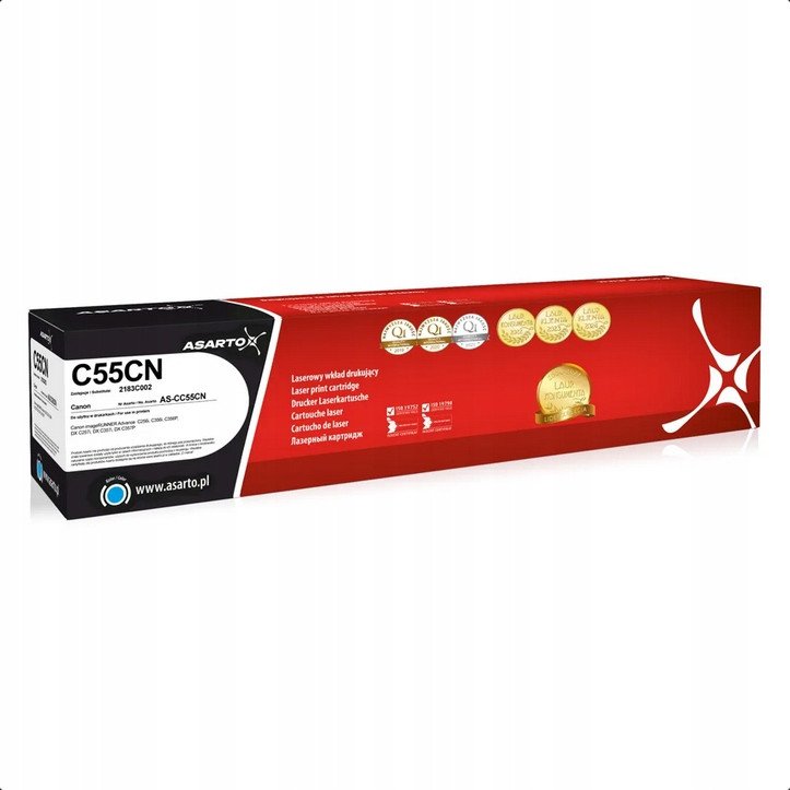 Toner Asarto do Canon C55CN | 2183C002 | 18000 str. | cyan