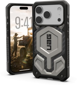 UAG Monarch Pro - etui do iPhone 17 Pro kompatybilne z MagSafe (titanium)