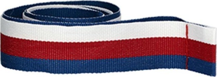 Victoria Sport Wstążka 20 mm - niebiesko-czerwono-biała