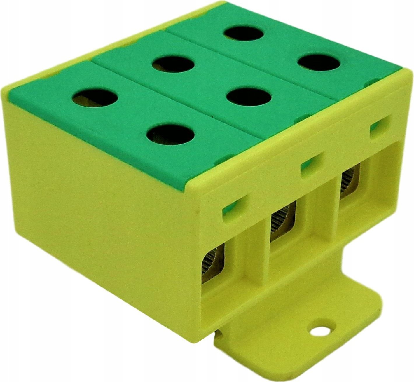 Incobex Złączka szynowa 3-torowa 35mm2 żółto/zielona ZGX-3X35 żółto/zielona ENE-00183