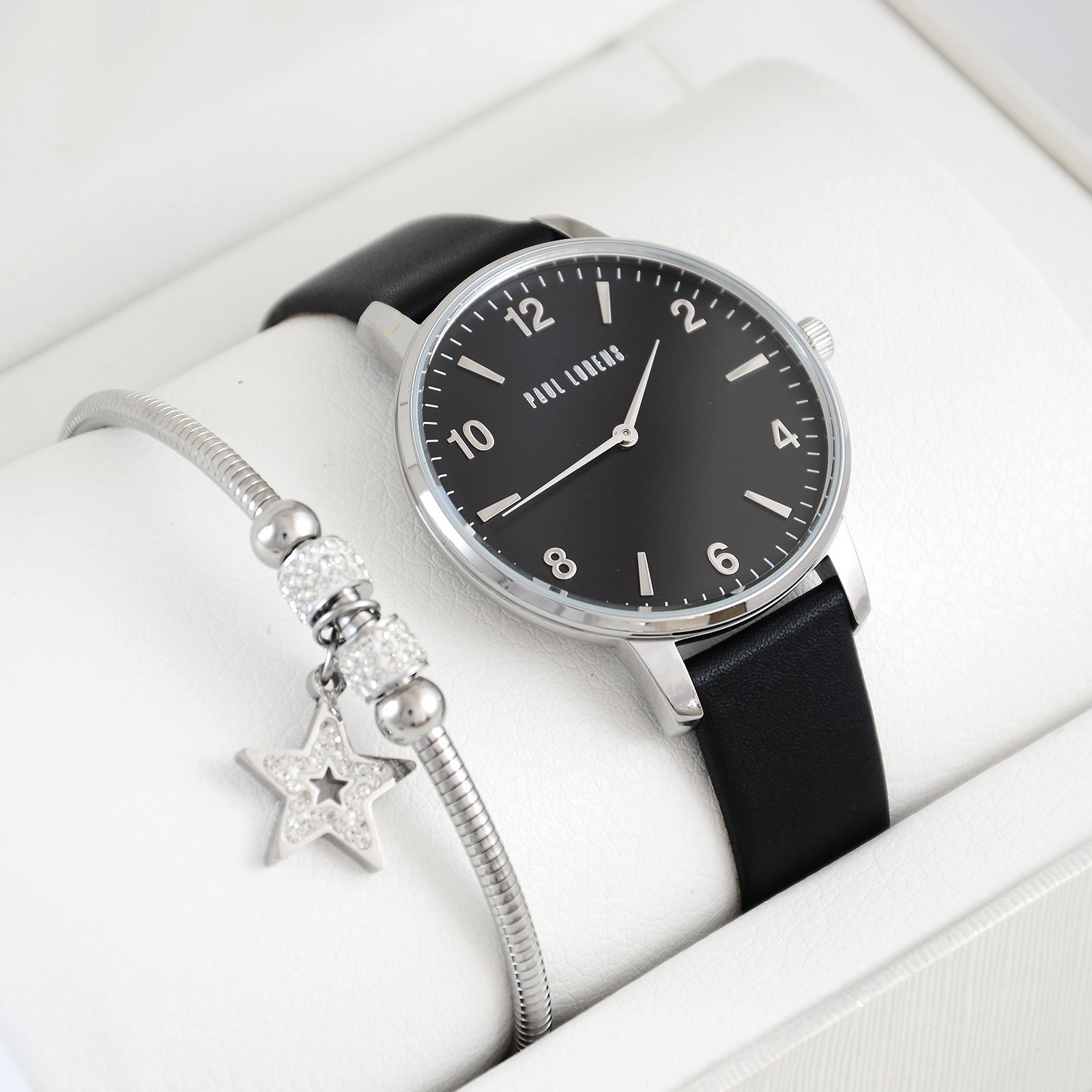 Zegarek Paul Lorens Zestaw damski zegarek damski Paul Lorens-BABET- 12177A6-1A1 + bransoletka Pacific