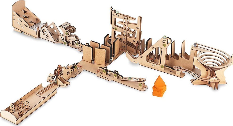 UGEARS Smartivity Drewniane Mechaniczne Puzzle 3D - Reakcje Łańcuchowe