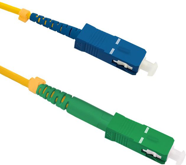 Qoltec Optic Patchcord SC/APC - SC/UPC simplex SM 9/125 G652D 10m (54294)
